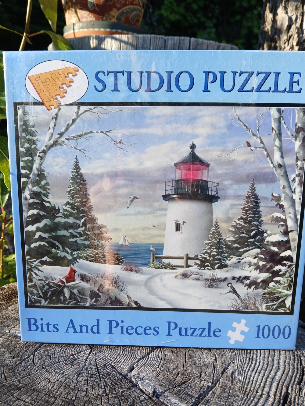 Puzzle Lighthouse Bits And Pieces Jigsaw Puzzle Sailing On By Alan Giana Sealed